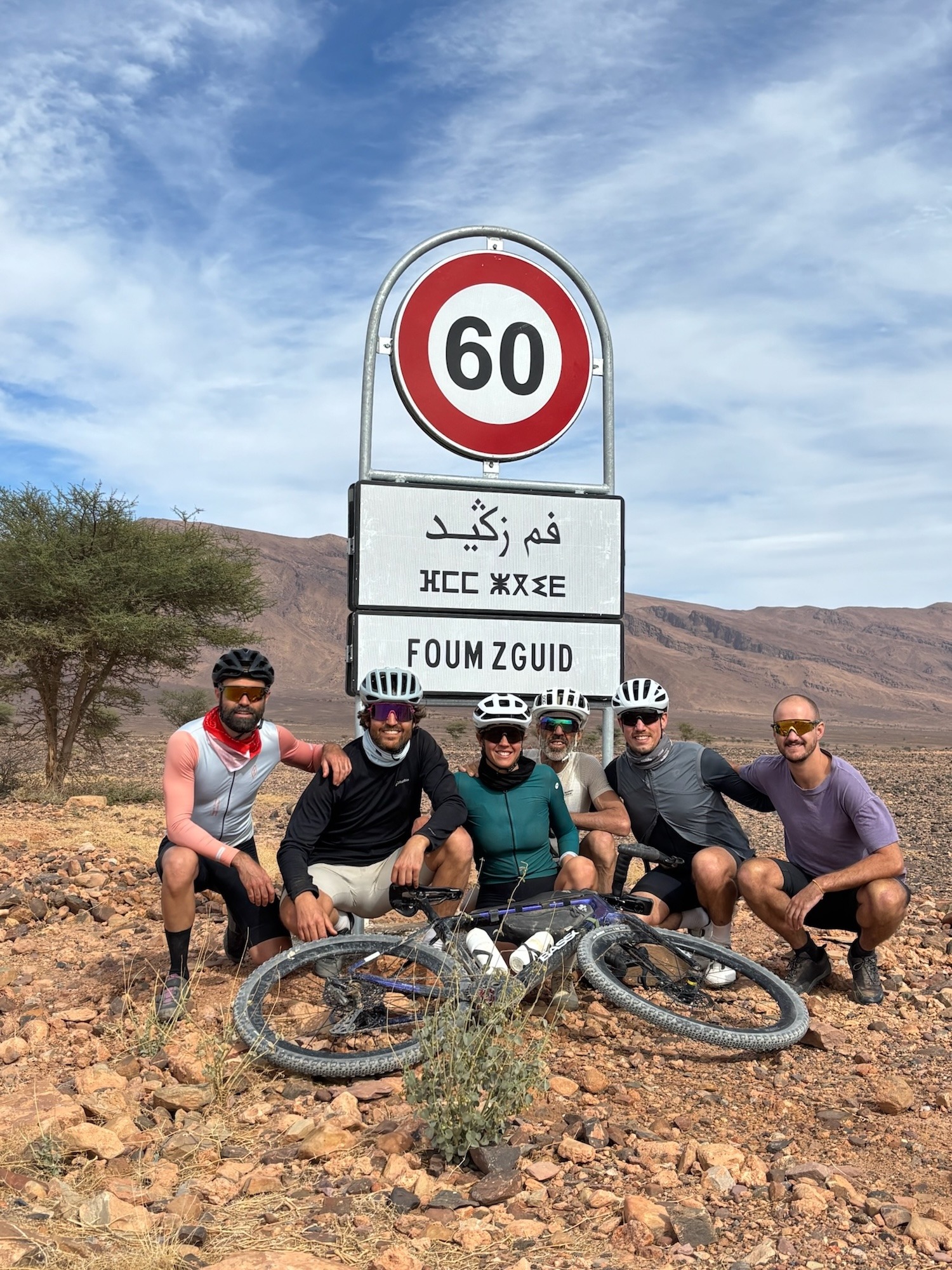 Le nostre guide Janosch, Humbert e Mohamed